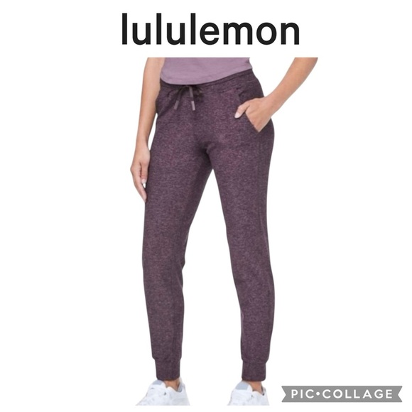 Lululemon Ready to Rulu jogger pants full length size 6 Heathered Arctic Plum - Picture 1 of 11